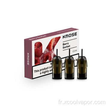 Vente en gros de dosettes jetables préremplies 2ml